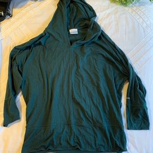 Columbia jade hoodie shirt EUC